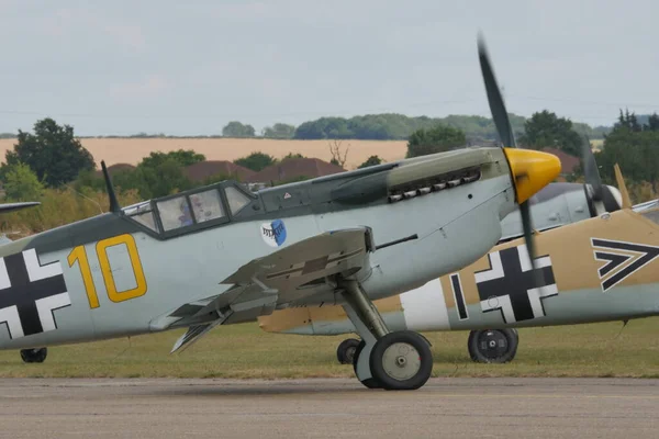 Messerschmitt Bf 109 Tyska Luftwaffe Andra världskriget propeller stridsflygplan — Stockfoto