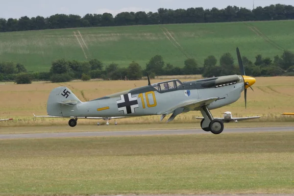 Messerschmitt Bf 109 Tyska Luftwaffe Andra världskriget propeller stridsflygplan — Stockfoto