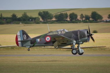 Nadir bulunan Curtiss P-36 Hawk ve La Fayette Kızılderili boyalı taksicilik