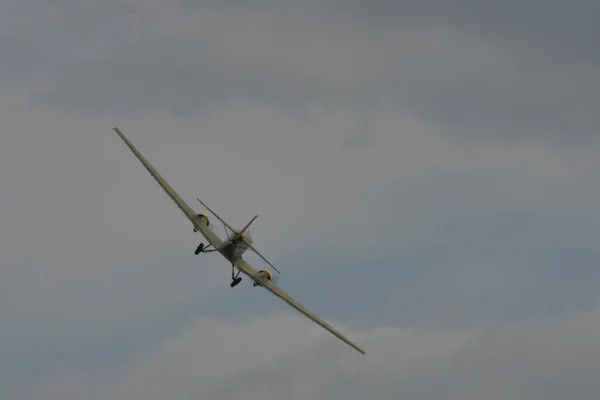 Junkers Ju 52 Tante Ju samolot transportowy niemieckiej Luftwaffe na II Wojnie Światowej — Zdjęcie stockowe