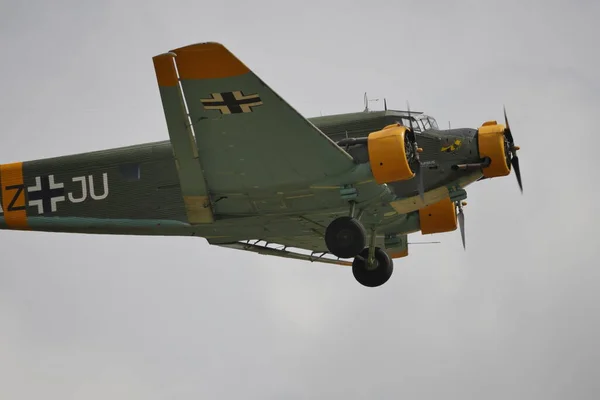 Junkers Ju 52 Avión de transporte Tante Ju de la Luftwaffe alemana en la Segunda Guerra Mundial —  Fotos de Stock