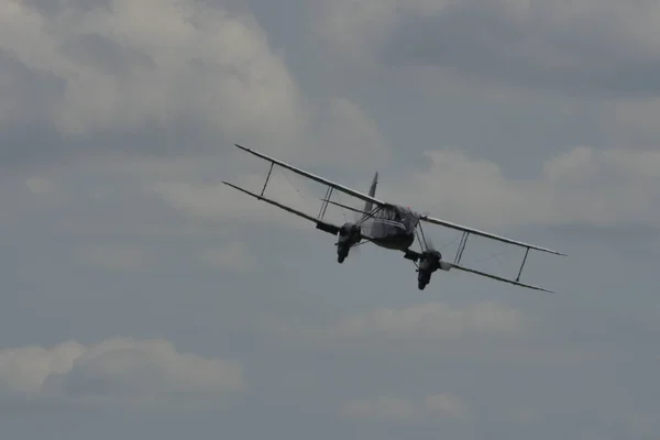 De Havilland DH.89 Aereo biplano d'epoca Dragon Rapide — Foto Stock