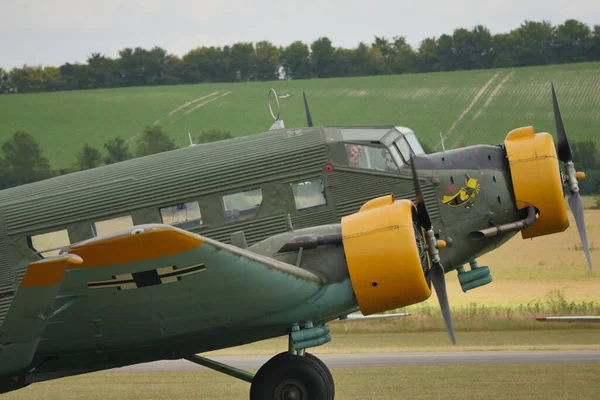 Junkers Ju 52 Avión de transporte Tante Ju de la Luftwaffe alemana en la Segunda Guerra Mundial —  Fotos de Stock