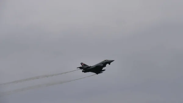 Eurofighter Typhon EFA avion de chasse de l'armée de l'air autrichienne — Photo