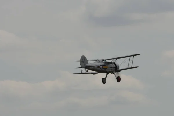 Avion de chasse biplan de la Royal Air Force dans les années 1930, 1940 et la Seconde Guerre mondiale — Photo