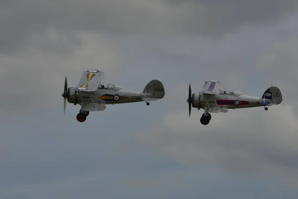 Tweevliegtuig van de Royal Air Force op 1930, 1940 en de Tweede Wereldoorlog — Stockfoto