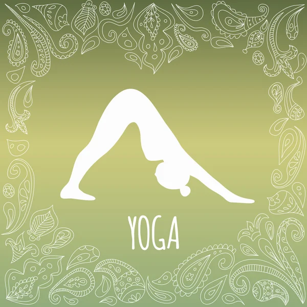 Logo de yoga — Image vectorielle
