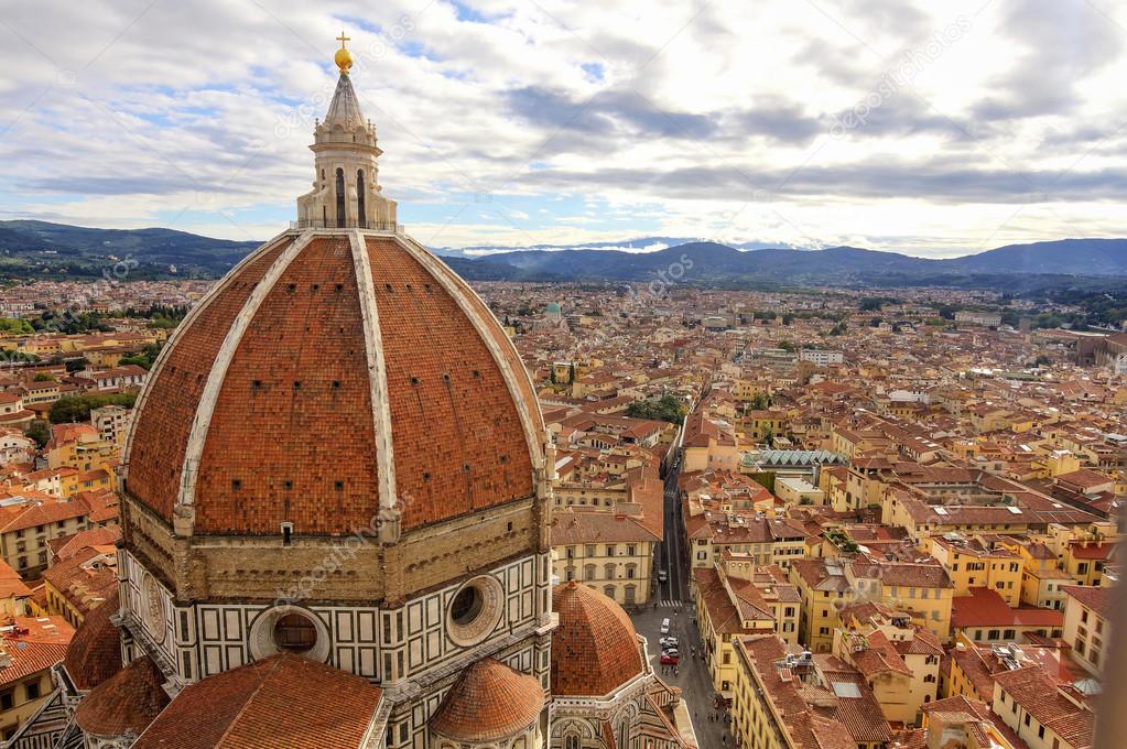 Florence: landscape with Santa Maria del Fiore Dome HDR