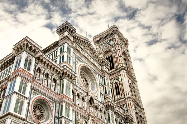 Italské renesanční Toskánsko, Florencie, santa maria del fiore a — Stock fotografie
