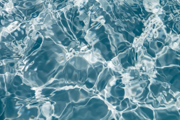 Blaues Wasser Mit Welligem Hintergrund — Stockfoto