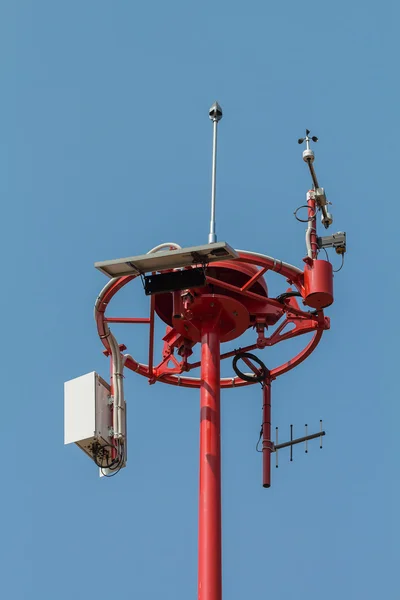 空港で風速を測定する風速計 — ストック写真