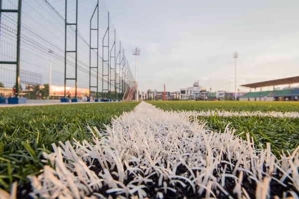 Patrón de césped artificial de fútbol y estadio —  Fotos de Stock