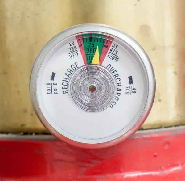 Manómetro para extintor de incendios — Foto de Stock