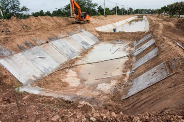 Beton su kentsel drenaj sistemi için kanal ve sel co drenaj