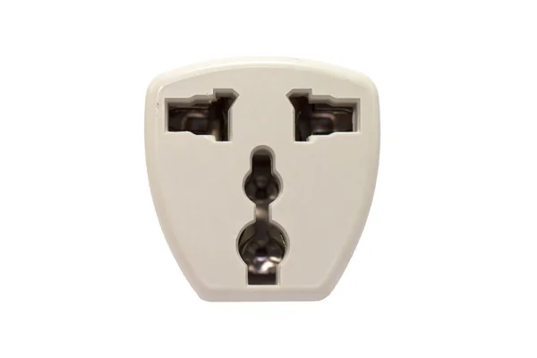 Receptacle in white isolate background — Stock Photo, Image