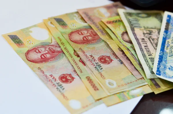 Dinheiro vietnamita (Dong ) — Fotografia de Stock