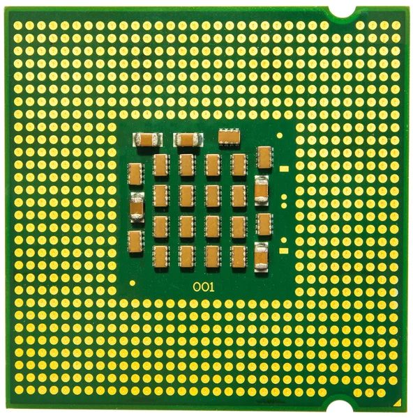 CPU con 001 numero — Foto Stock