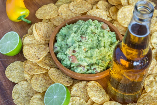 Chips Beer Dip — Stock Photo, Image