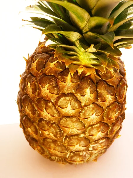 Pineapple top view Royalty Free Stock Images