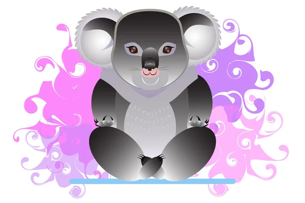 Yoga yapan koala