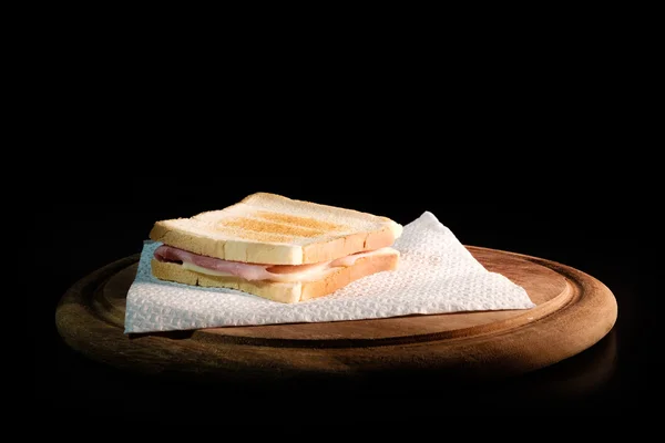 Sandwich de jamón y queso tostado —  Fotos de Stock