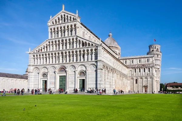 Piazza Dei Miracoli Praça dos Milagres em Pisa, Ital — Fotografia de Stock