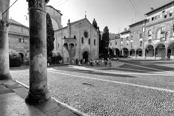 Piazza Santo Stefano i Bologna, Italien — Stockfoto