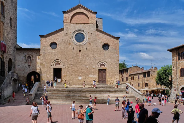 San Gimignano Italie Juillet 2021 Vue Célèbre Ville Médiévale Toscane — Photo