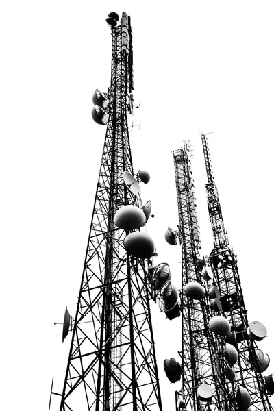 Telekommunikációs tornyok — Stock Fotó