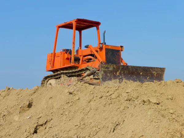 Oude bulldozer — Stockfoto