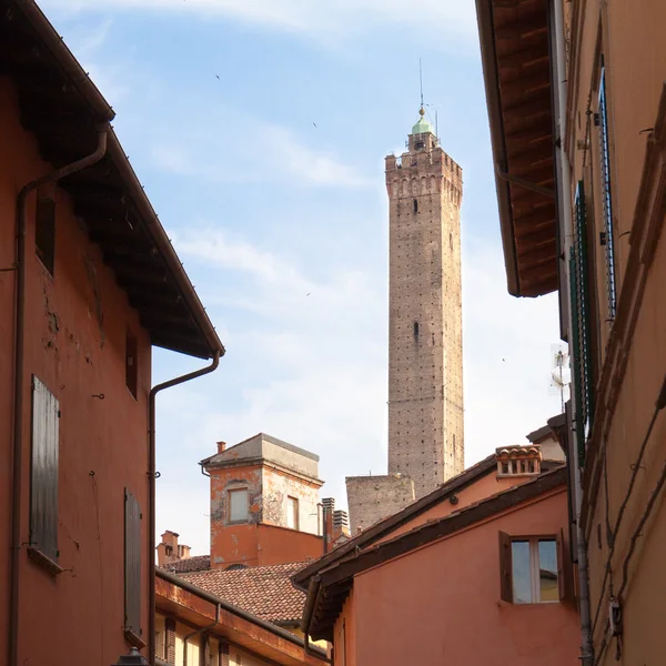 Two medieval towers of Bologna — Stock Photo, Image