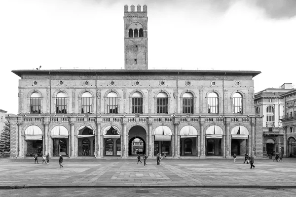 O Palazzo del Podesta em Bolonha, Itália — Fotografia de Stock