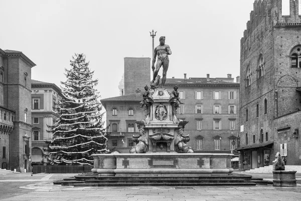 Fontana di Nettuno, Bologna, Italia — Foto Stock