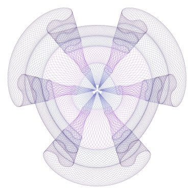 Guillochlu filigran, dekor öğesi,