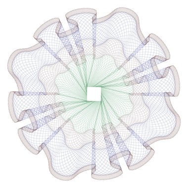 Guillochlu filigran, dekor öğesi,