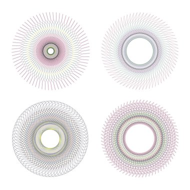 rosseta filigran tasarım arka plan belgesi, diploma, Not için ayarla,