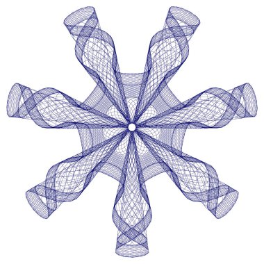 Filigran, Guilloche Rosetta, sertifika için arkaplan tasarımı, 