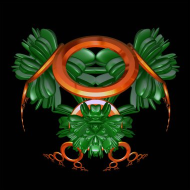 Bilim, müzik, sanat, manevi, teknoloji, Noel ve mutlu yeni yıl kartları ve davetiyeler, baskı, takvim, dekor gibi birden fazla proje için çok renkli soyut arkaplan.