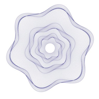 Filigran, Guilloche Rosetta, sertifika için arkaplan tasarımı, 