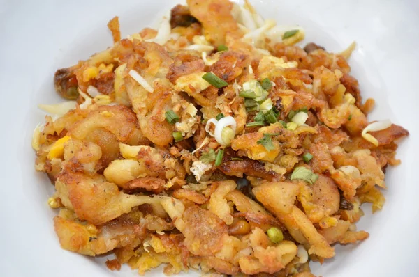 Gevrek kızarmış midye krep