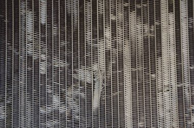 Eski radyatör ızgara dokusunu kapat