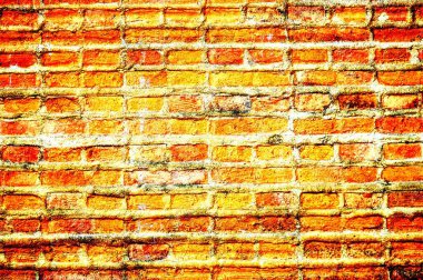 arkaplan için eski tuğla duvar dokusu