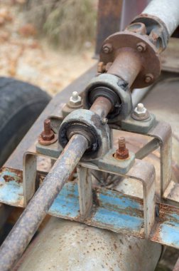 Endüstri sahasındaki demir eklemlerini kapatın.