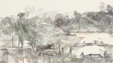 peyzaj arkaplanının resim rengi