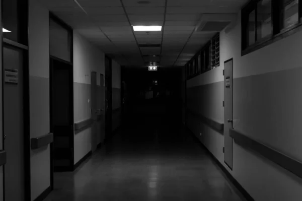 Horror Útvonal Kórházi Háttérben — Stock Fotó