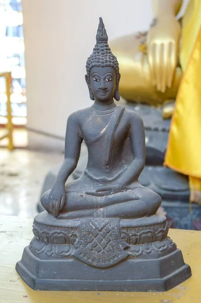 Buddha Szobor Nyilvános Templom Thaiföld — Stock Fotó