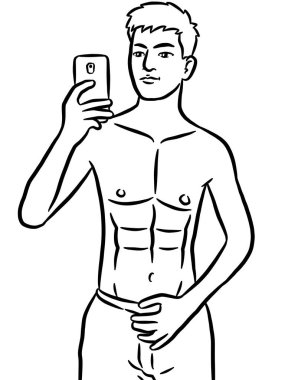 Siyah beyaz adam resim yapıyor.