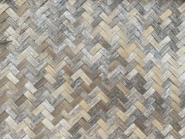 Örgü bambu desenli dokuyu kapat