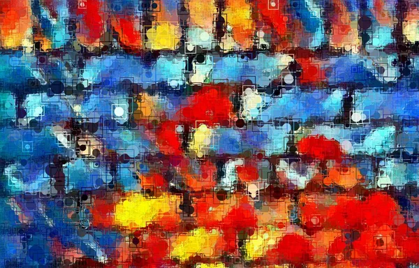 Kleurrijk Van Abstract Patroon Achtergrond — Stockfoto