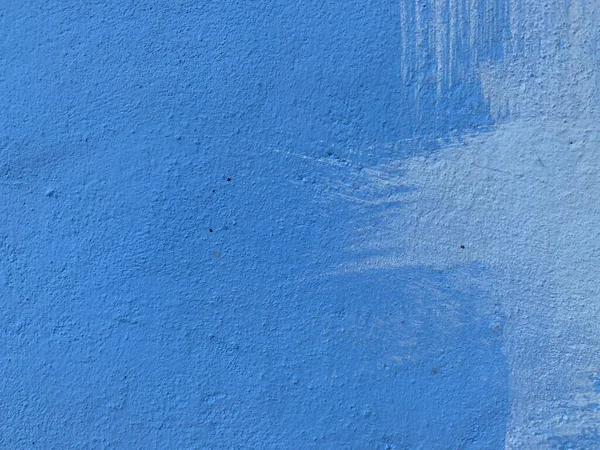 Starý Modrý Cement Zeď Textura Pozadí — Stock fotografie